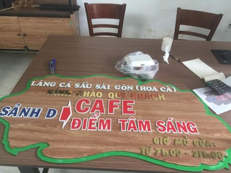 Thi công chữ nổi